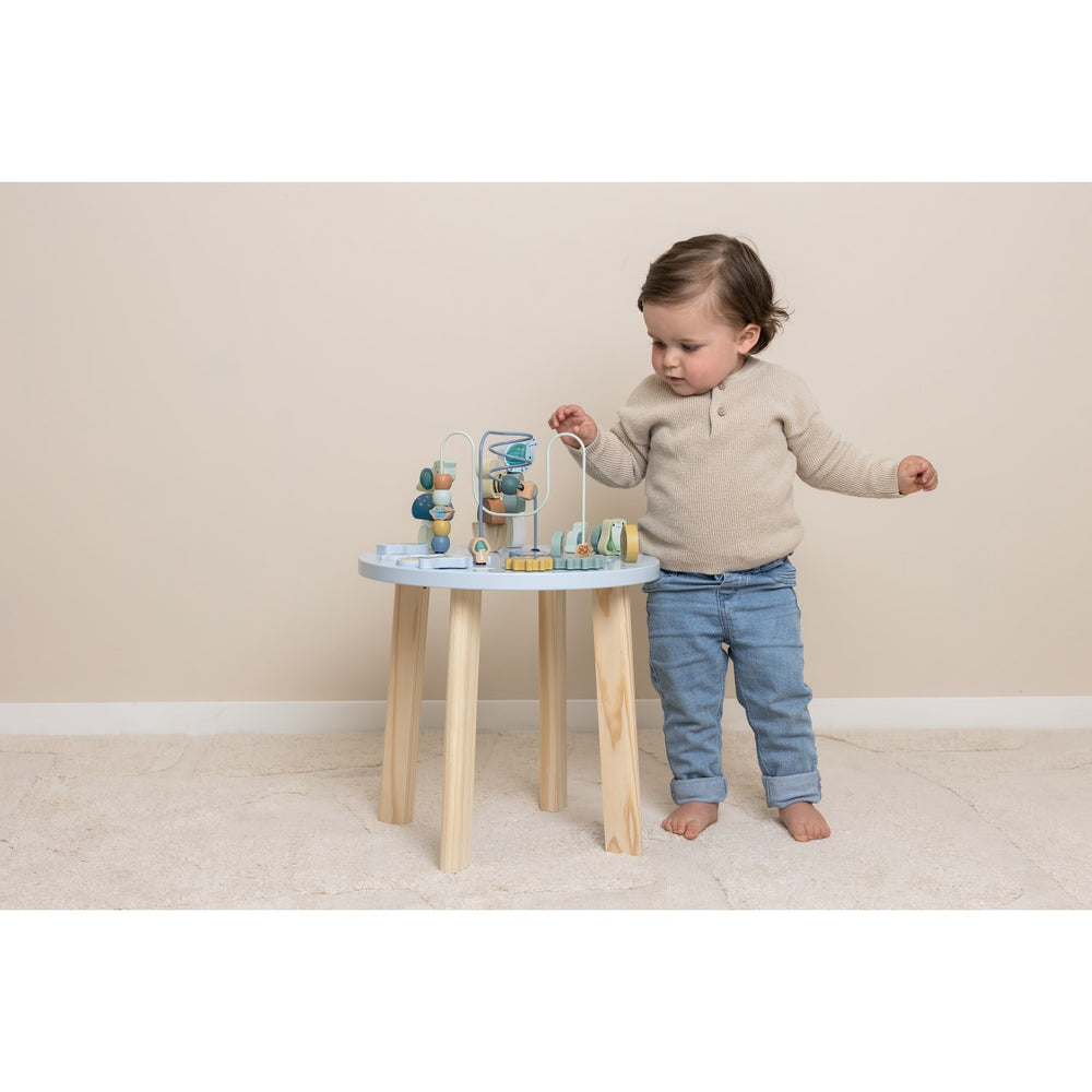 Køb Little Dutch Forest Friends Blue Aktivitetsbord