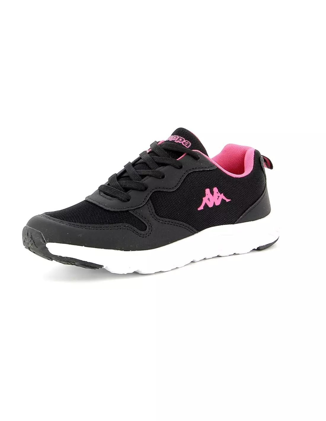 KAPPA DELVIS LACE - Sneakers Blackfuchsia