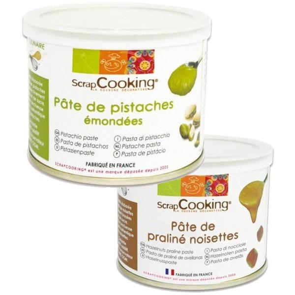 Pâte de pistache 200 g + pâte de noisette 200 g Scrapcooking