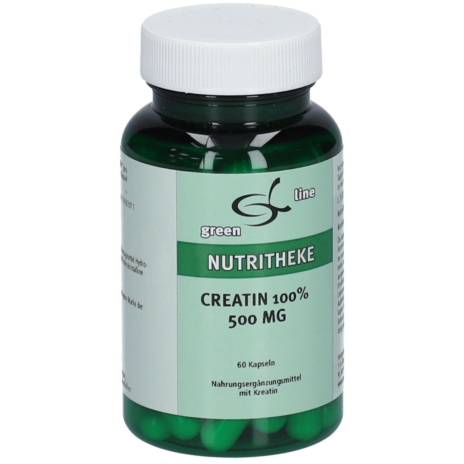 green line NUTRITHEKE Creatin 100 % 500 mg