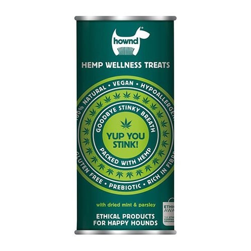 Petisco vegano para cães Hownd Yup You Stink! Sabor Vegetal