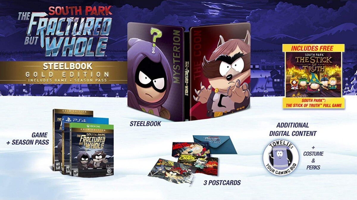 South Park: The Fractured But Whole - Steelbook Gold Edition - Import - PS4