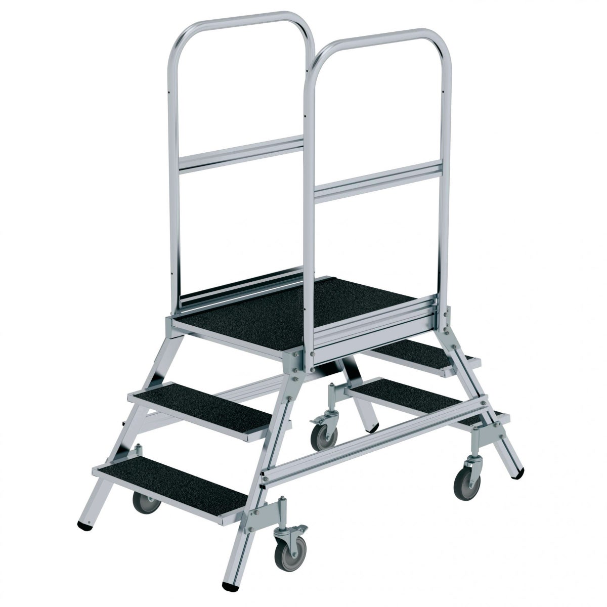 Munk mobiele platformladder R13 korund 2x3 treden