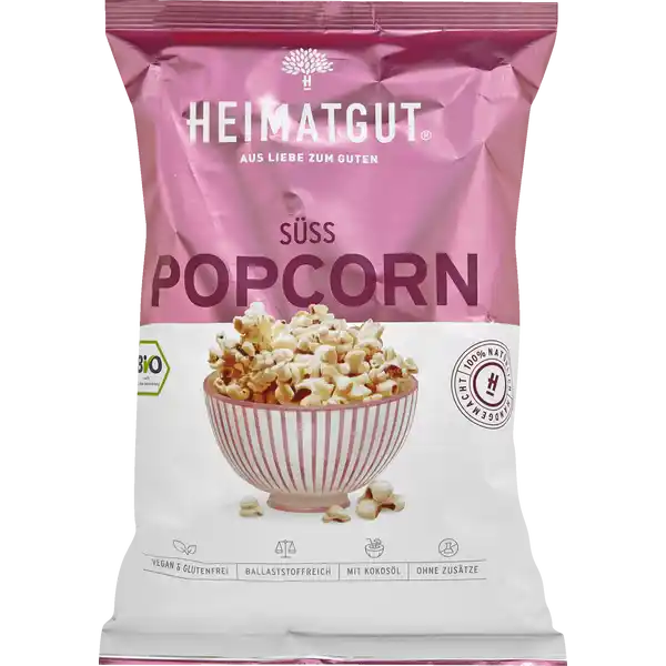 Bio Popcorn süss