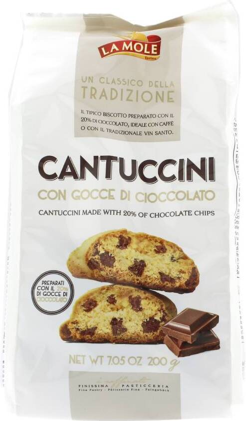 La Mole koek Cantuccini chocolade 200 gr