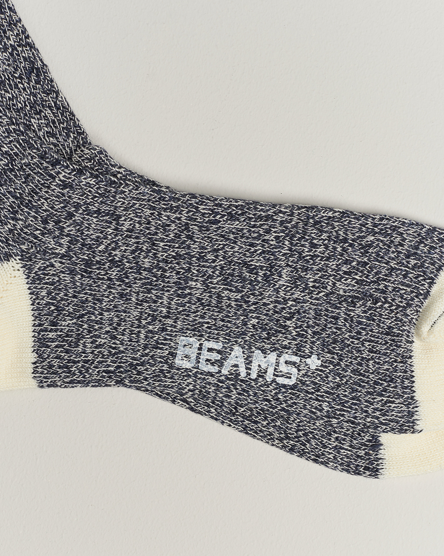 BEAMS PLUS Rag Socks Navy