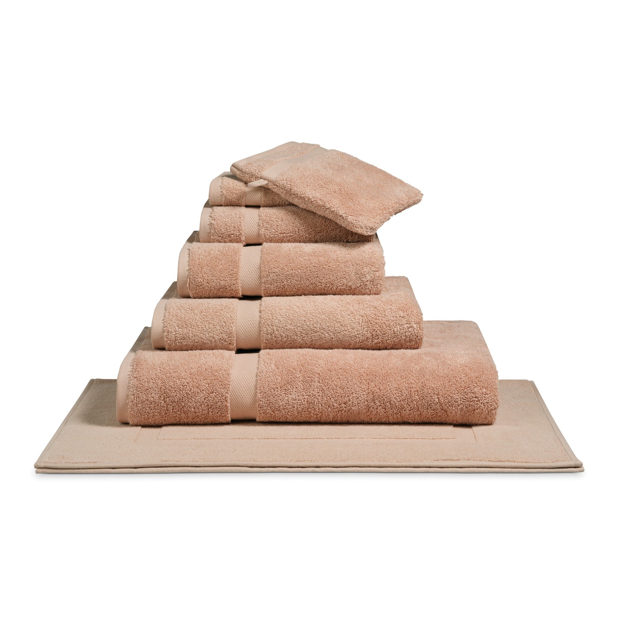 Ranger Badtextiel Praline | 90 x 180 cm | Bruin | Katoen