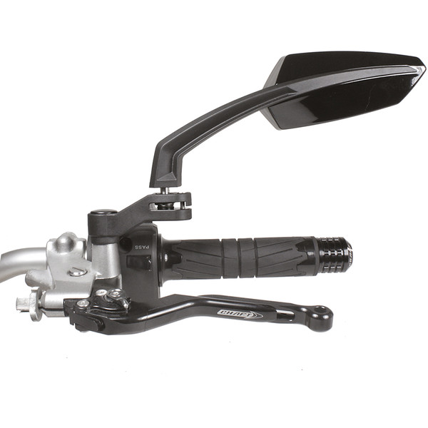 Chaft - Rétroviseur Twin - Pas de 8 et 10 mm Noir
