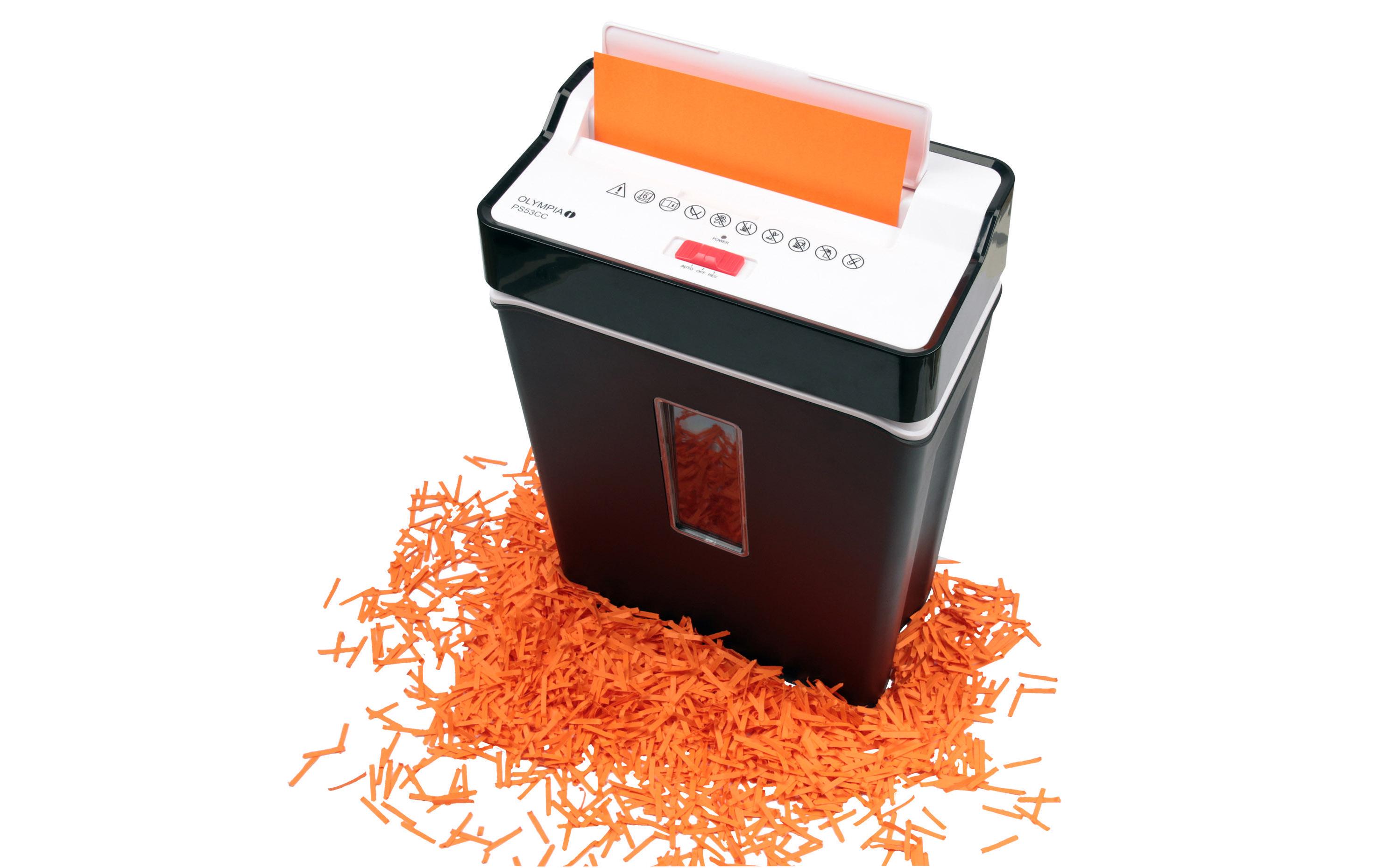 Aktenvernichter PS 53CC P-4, 6 SeitenAktenvernichter für Papier und Kreditkarten