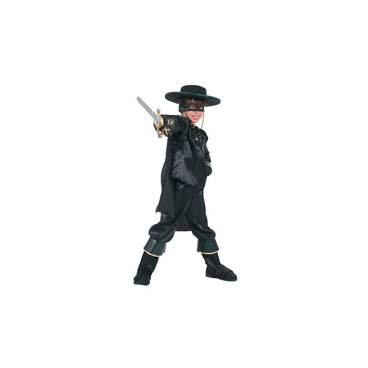 Panoplie cavalier noir 5/7 ans