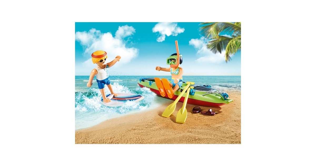 PLAYMOBILFamily Fun - Strandwagen met kano's Constructiespeelgoed  (70436)