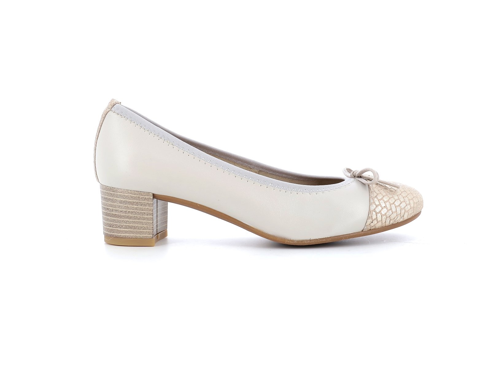 Cavargna shoes-TAMARA Cuir Beige Or
