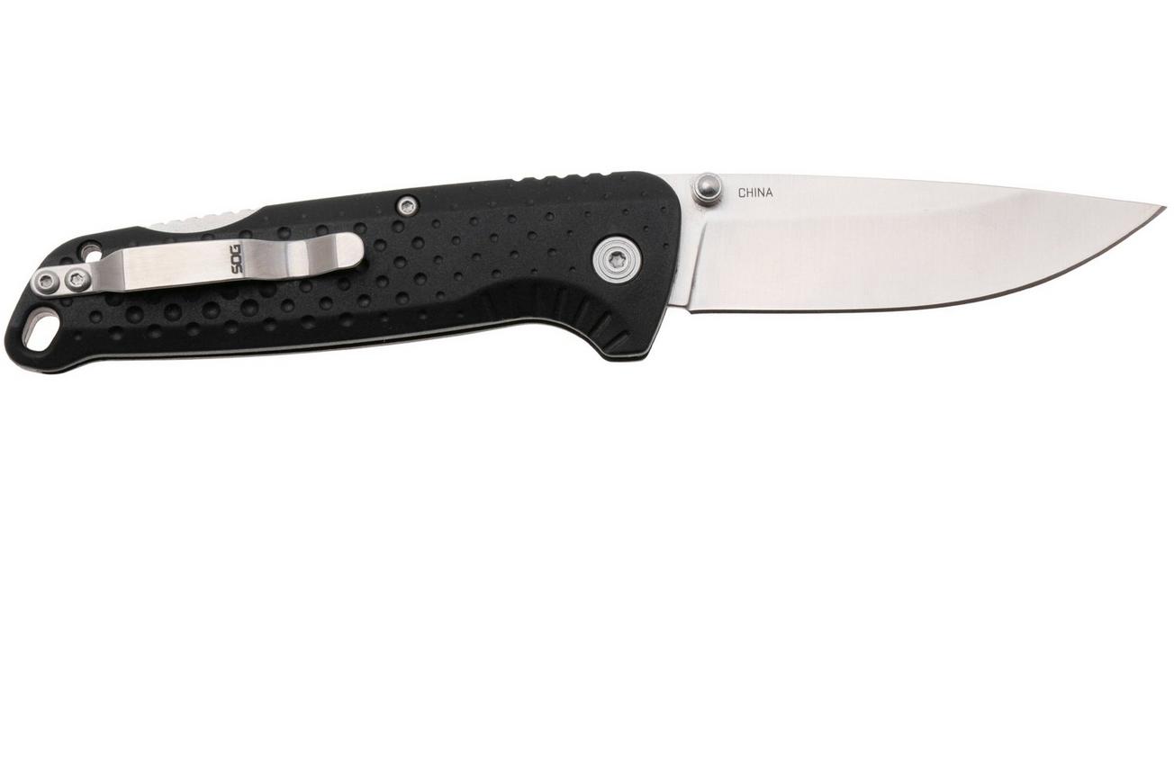 SOG Adventurer LB 13-11-08-43, Satin 5CR15MOV, Black GRN zakmes