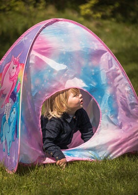 Cloudberry Castle Leketelt med Tunnel Enhjørning