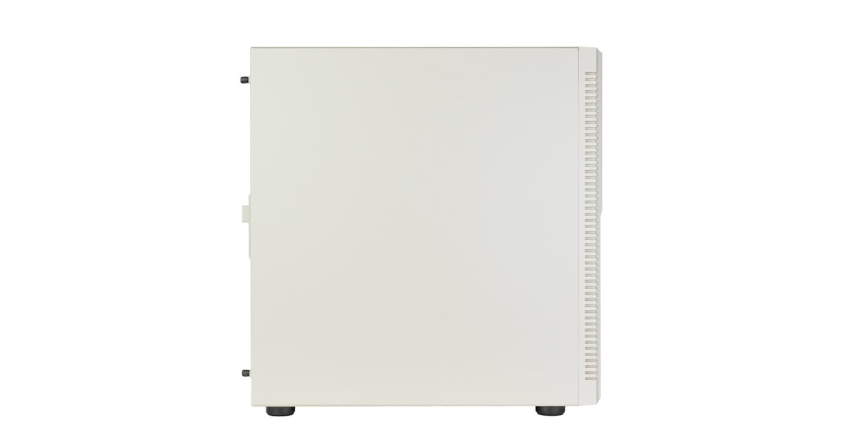 SilverStoneFLP02 midi tower behuizing  (Wit | 2x USB-A | 1x USB-C)