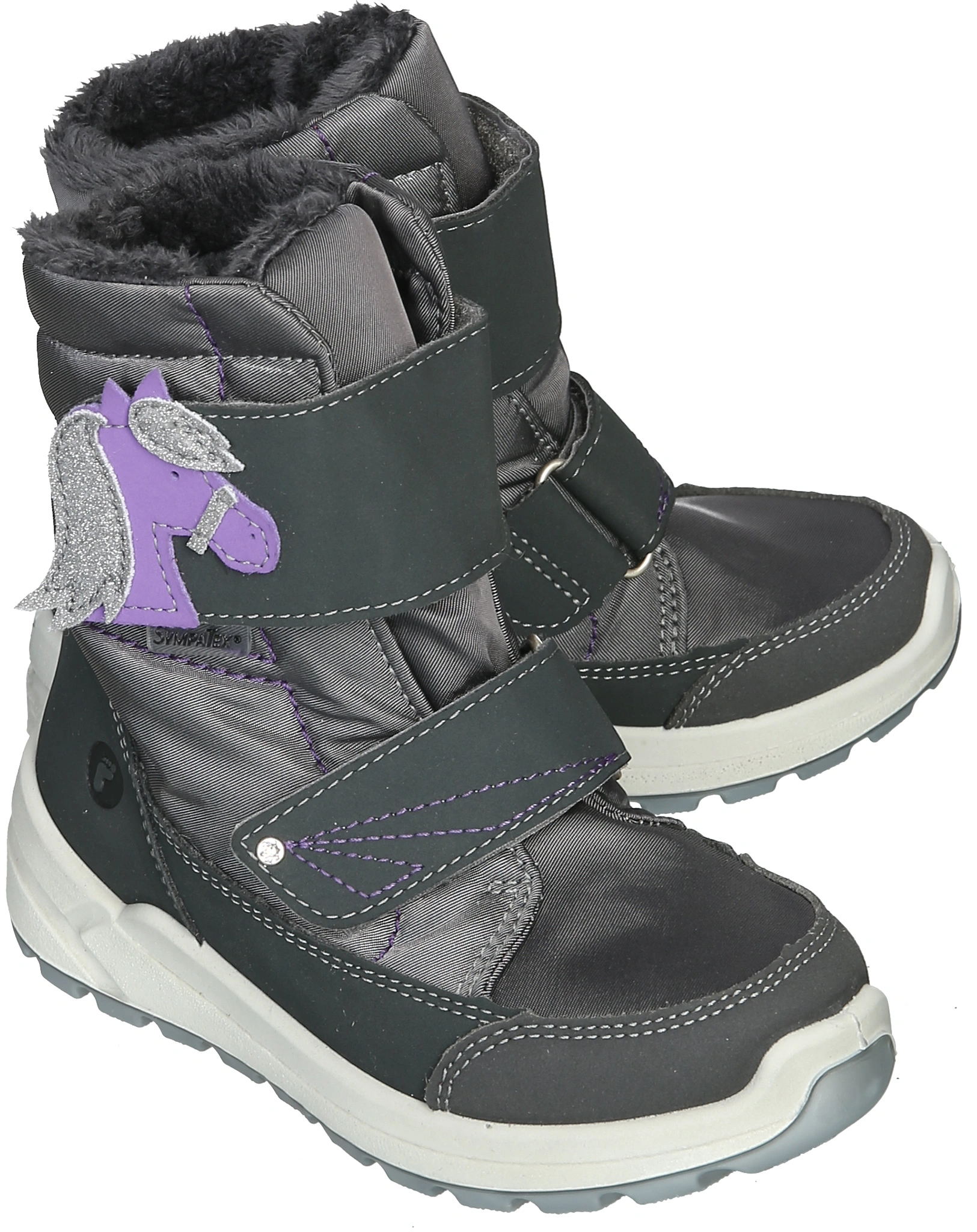Winterboots GAREI in grigio/patina