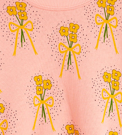 Mini rodini Sweatshirt - Winter flowers Aop - Pink