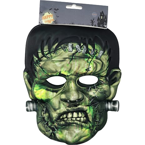 Halloween halvmaske - flere varianter - assorteret