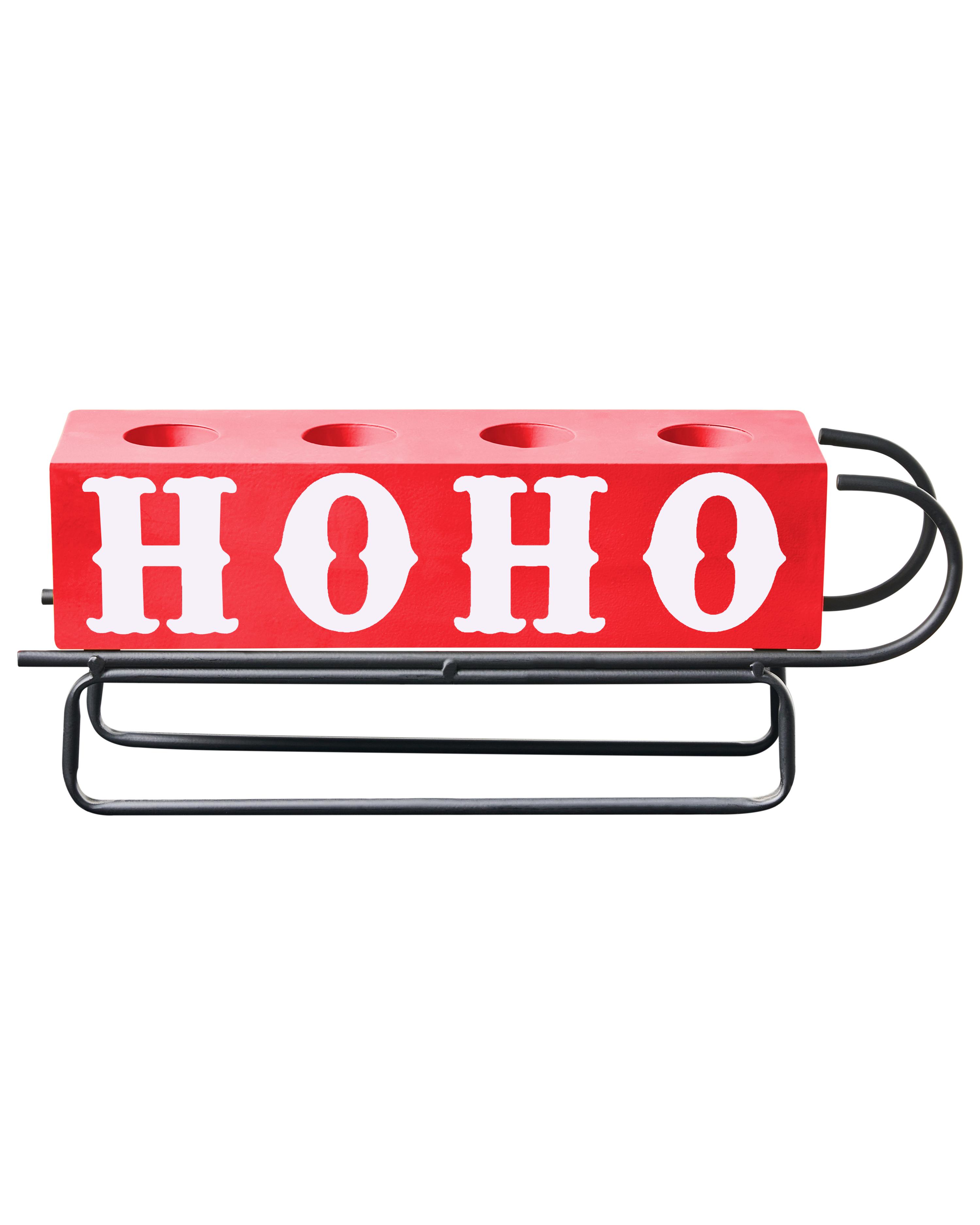 Kaarshouder KUHMO Rood Metaal