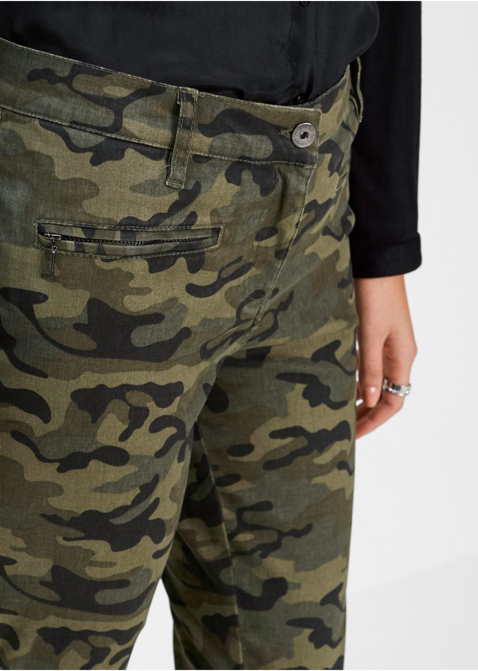 Pantalon extensible imprimé