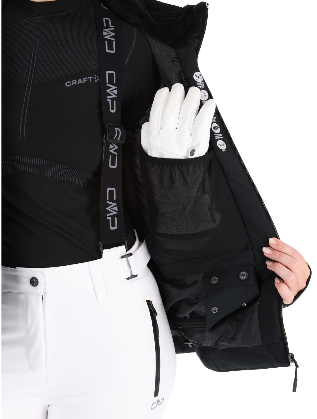 34W4516 ski-jas dames