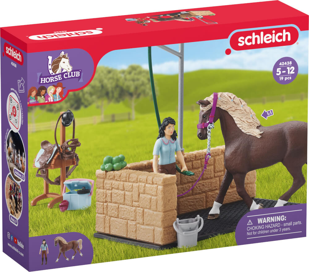schleich® Horse Club 42438 Waschplatz mit Emily & Luna