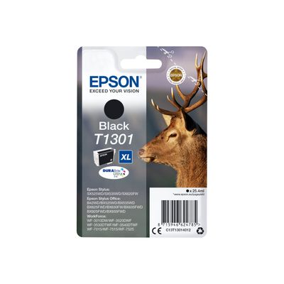 Epson T1301XL Cerf - noir - cartouche d'encre originale