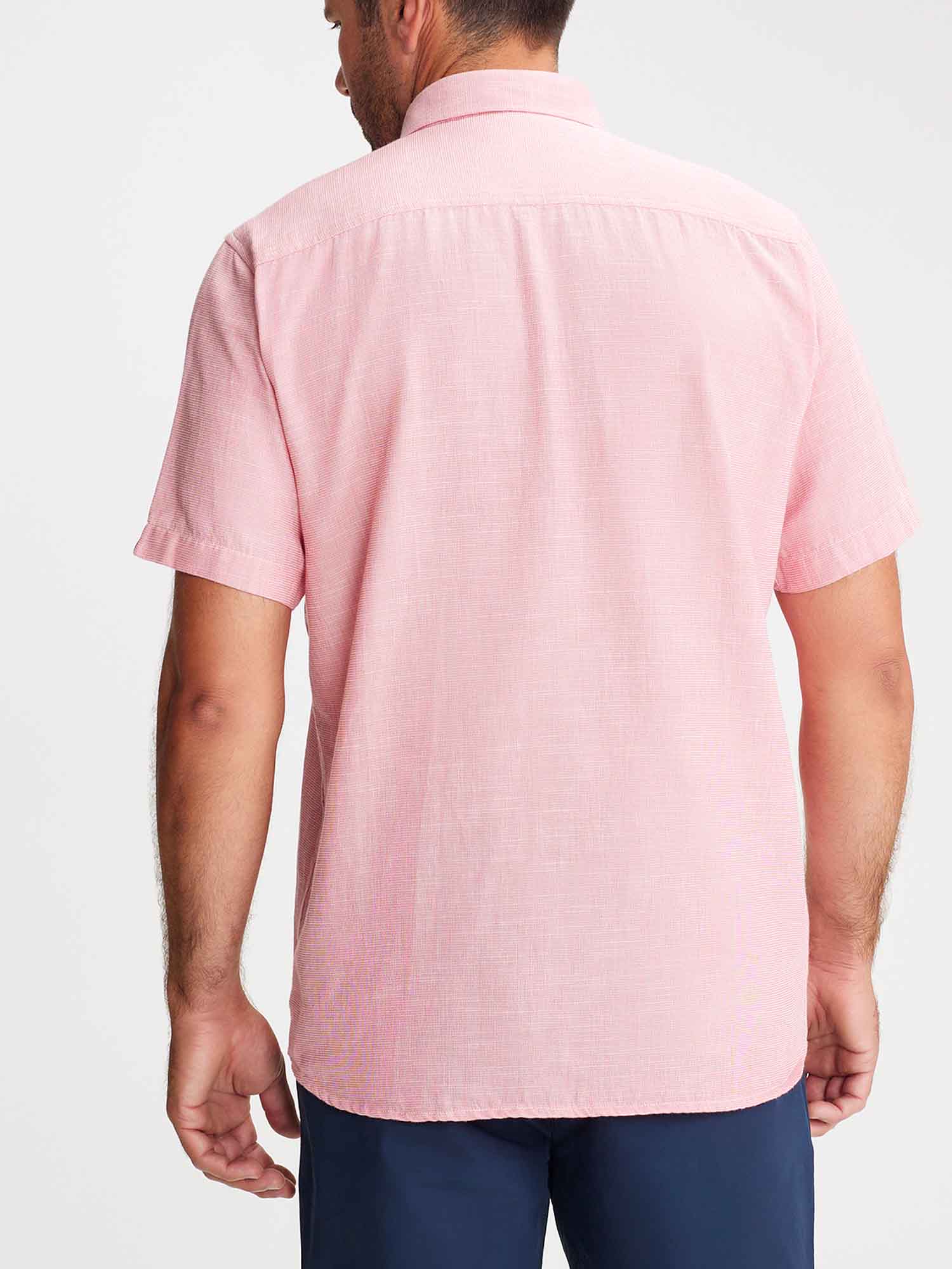 Chemise Homme Légère Coton Rose