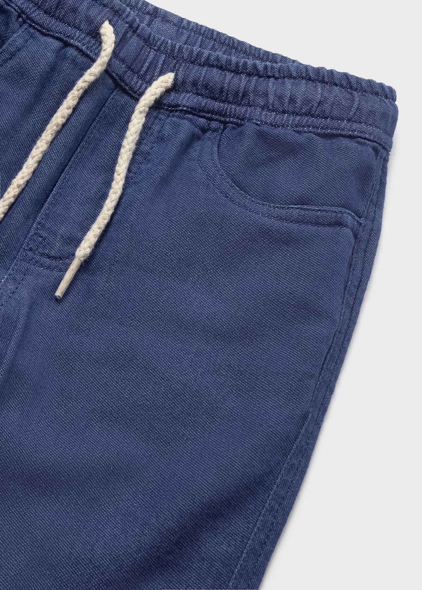 calça jeans infantil de algodão com modelagem regular
