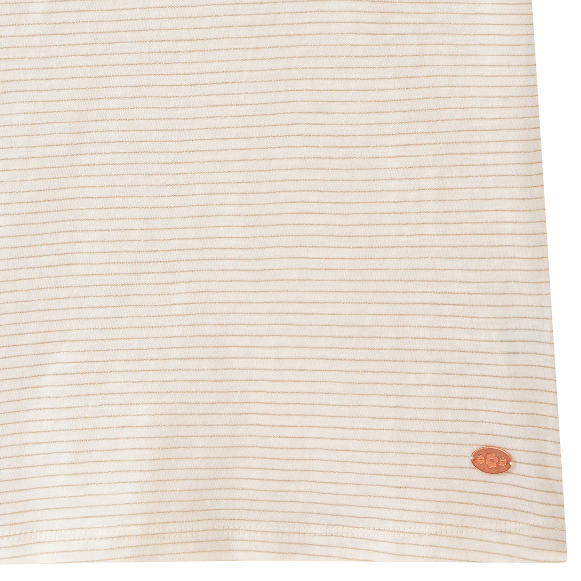 Yigga Mädchen T-Shirt mit Streifen creme