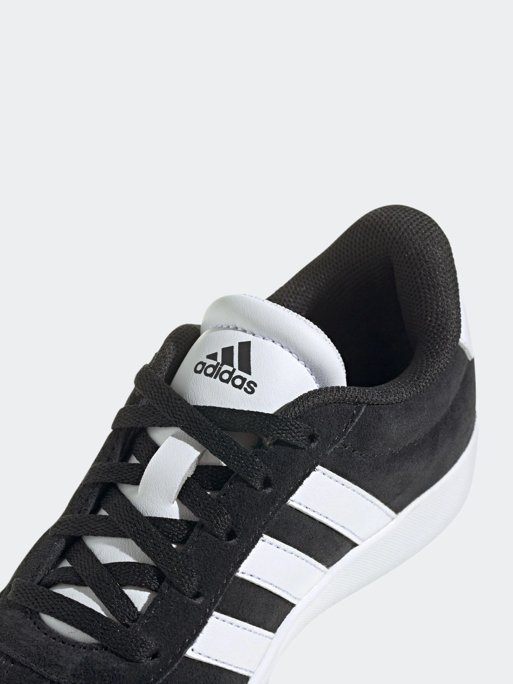Zwart - adidas Vl Court 3.0 Veterschoenen voor kinderen