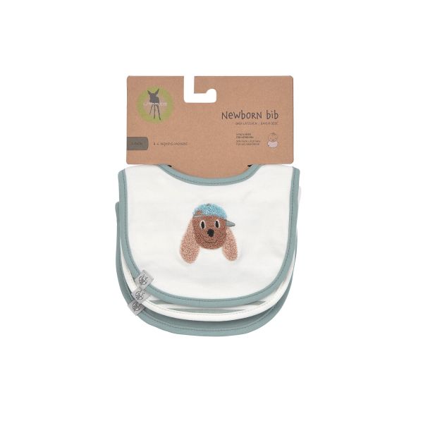 Lässig Tiny Team Dog Newborn Slab – 3 Stuks – Groen