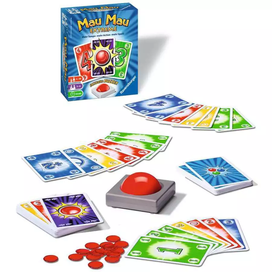 Ravensburger Mau Mau Extreme bunt