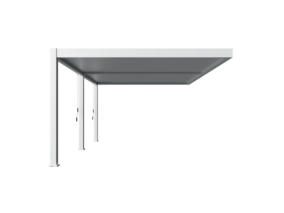 Orion Premium 400 x 600 cm muur terrasoverkapping - White