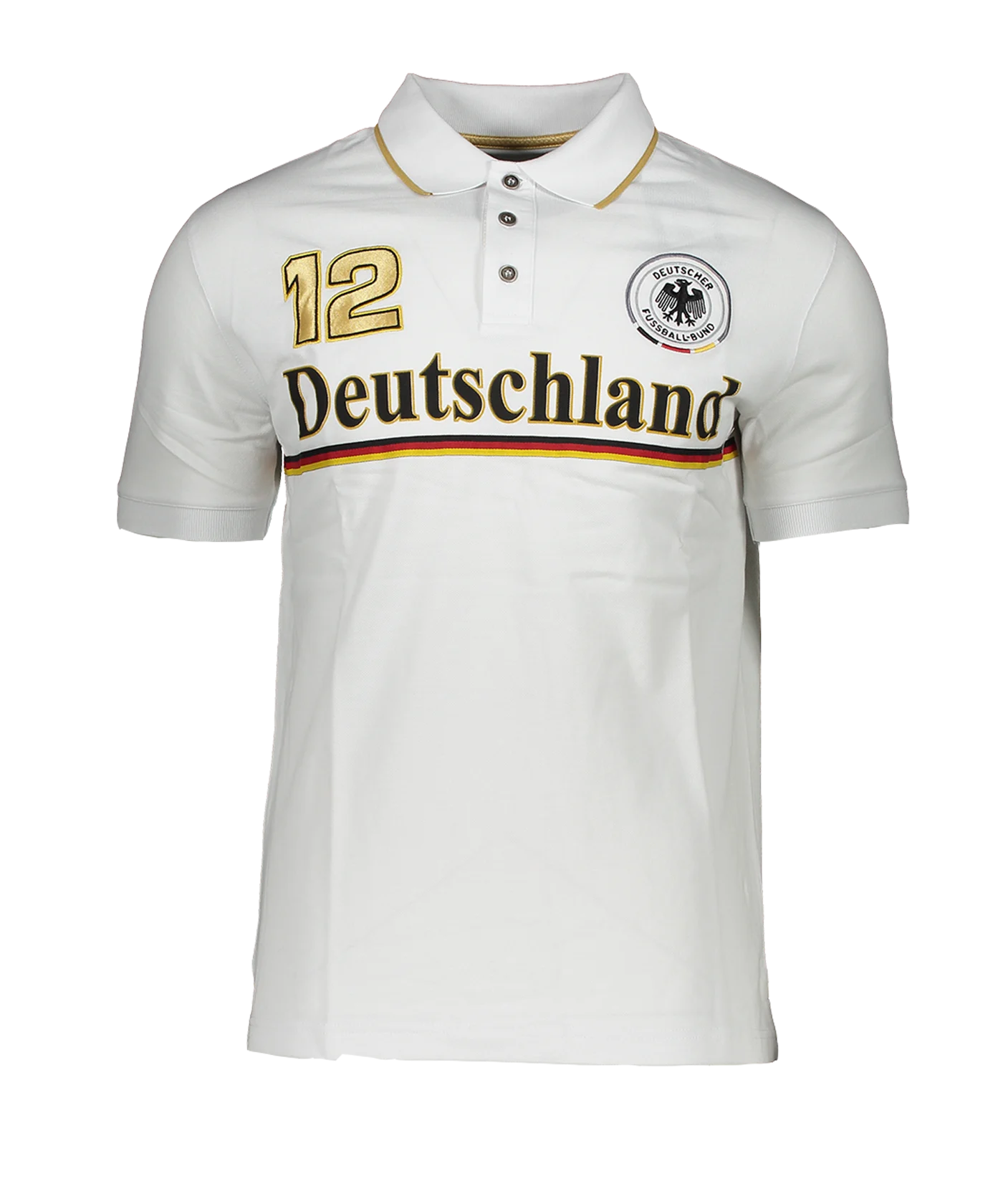DFB Deutschland Fan Club Poloshirt Weiss