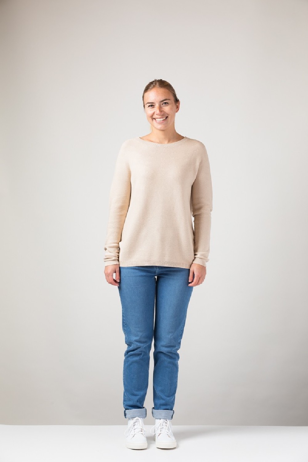 WE ARE ZRCL Strickpullover Lina Swiss Edition Tofu