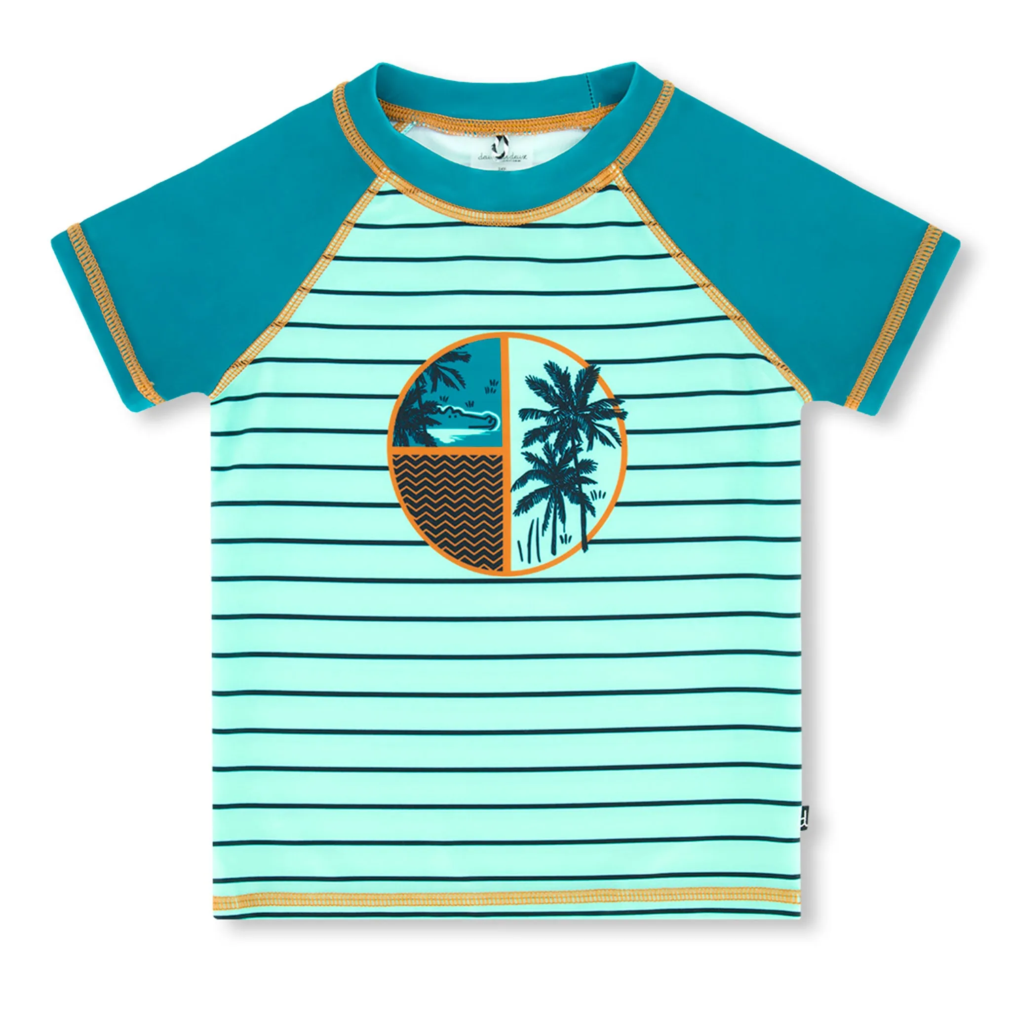 Deux par Deux T-Shirt Maillot Crocodile 2-6ans