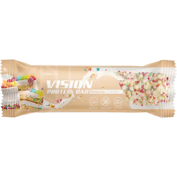 Vision Protein Bar Birthday Cake