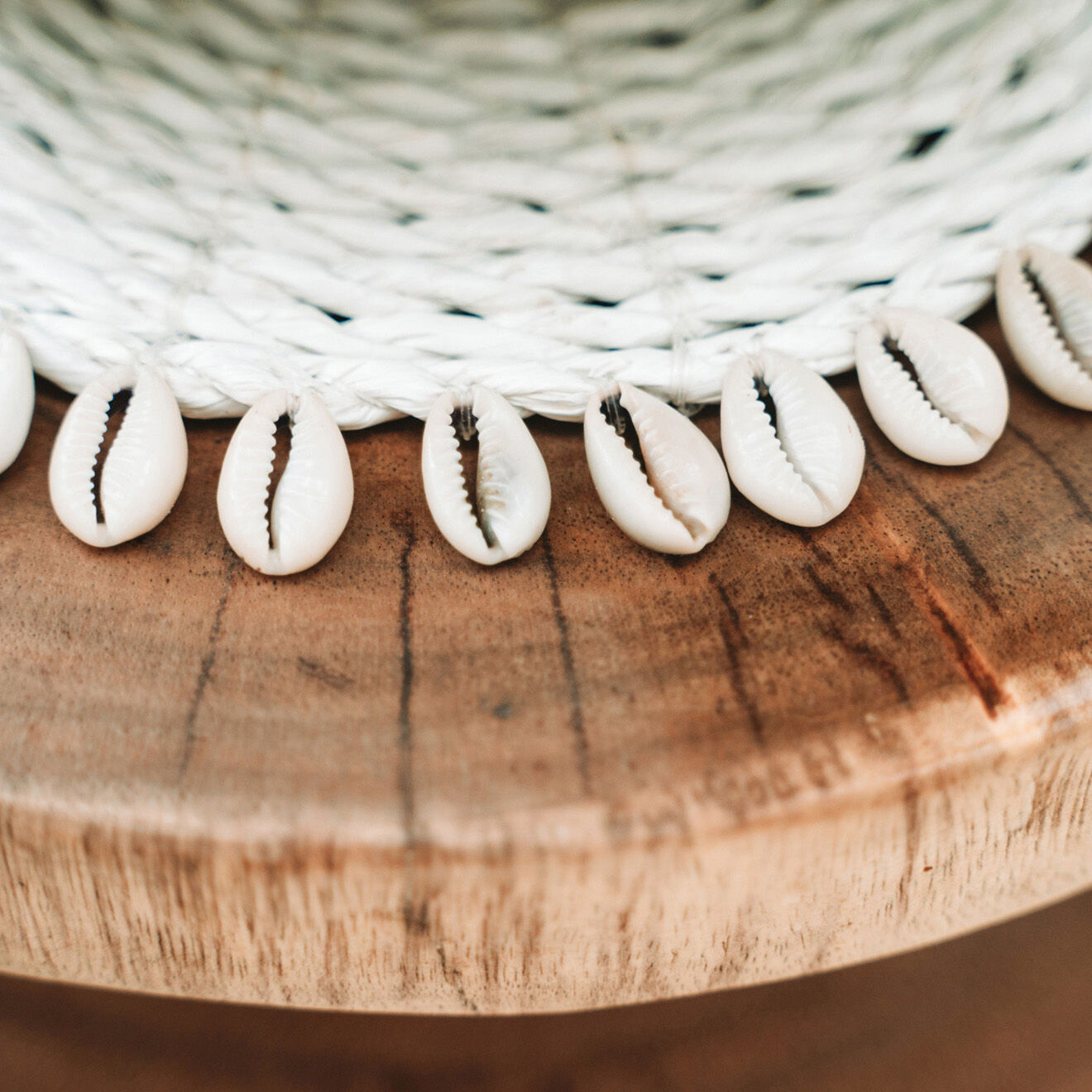 Bazar Bizar Dessous de plat coquillage blanc -  D.23 cm