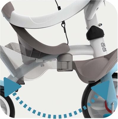 Smoby Trehjulsykkel Baby Balade Plus, Blå