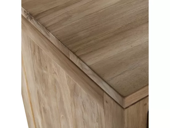 Buffet en bois de teck massif 120 cm