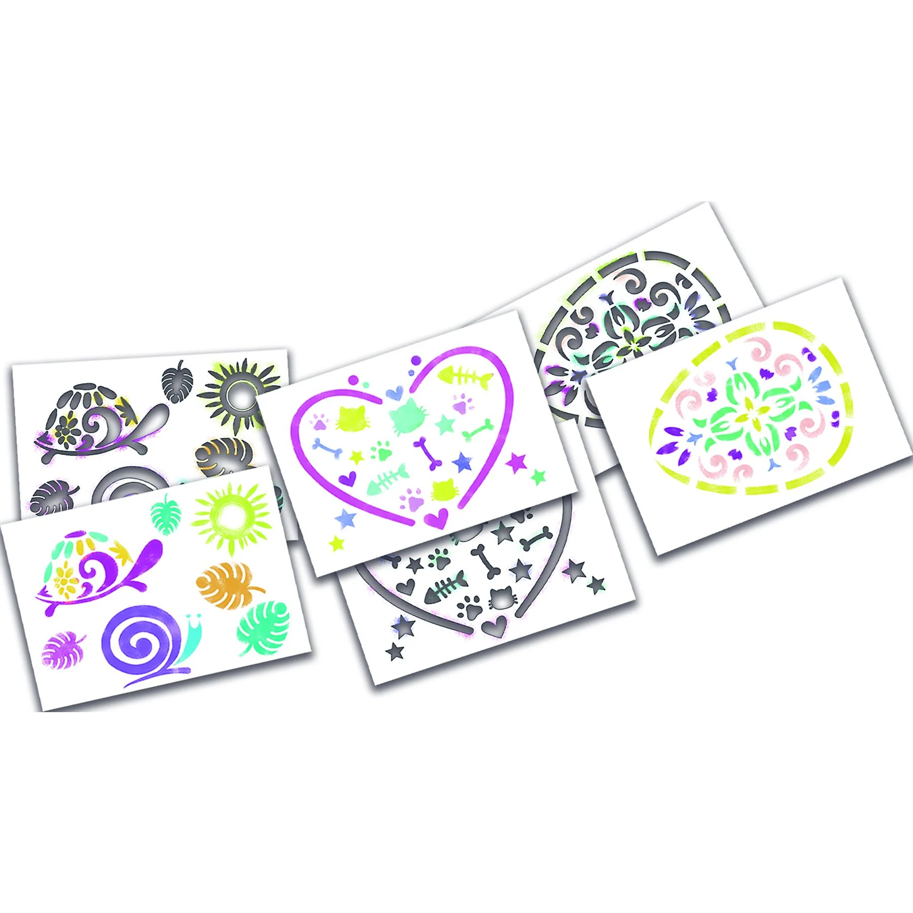 (15-tlg. Set) Blow Markers Pustestifte Magic Airbrush Pens für DIY Bastel Projekte (VVAVACIND0433) - Bunt
