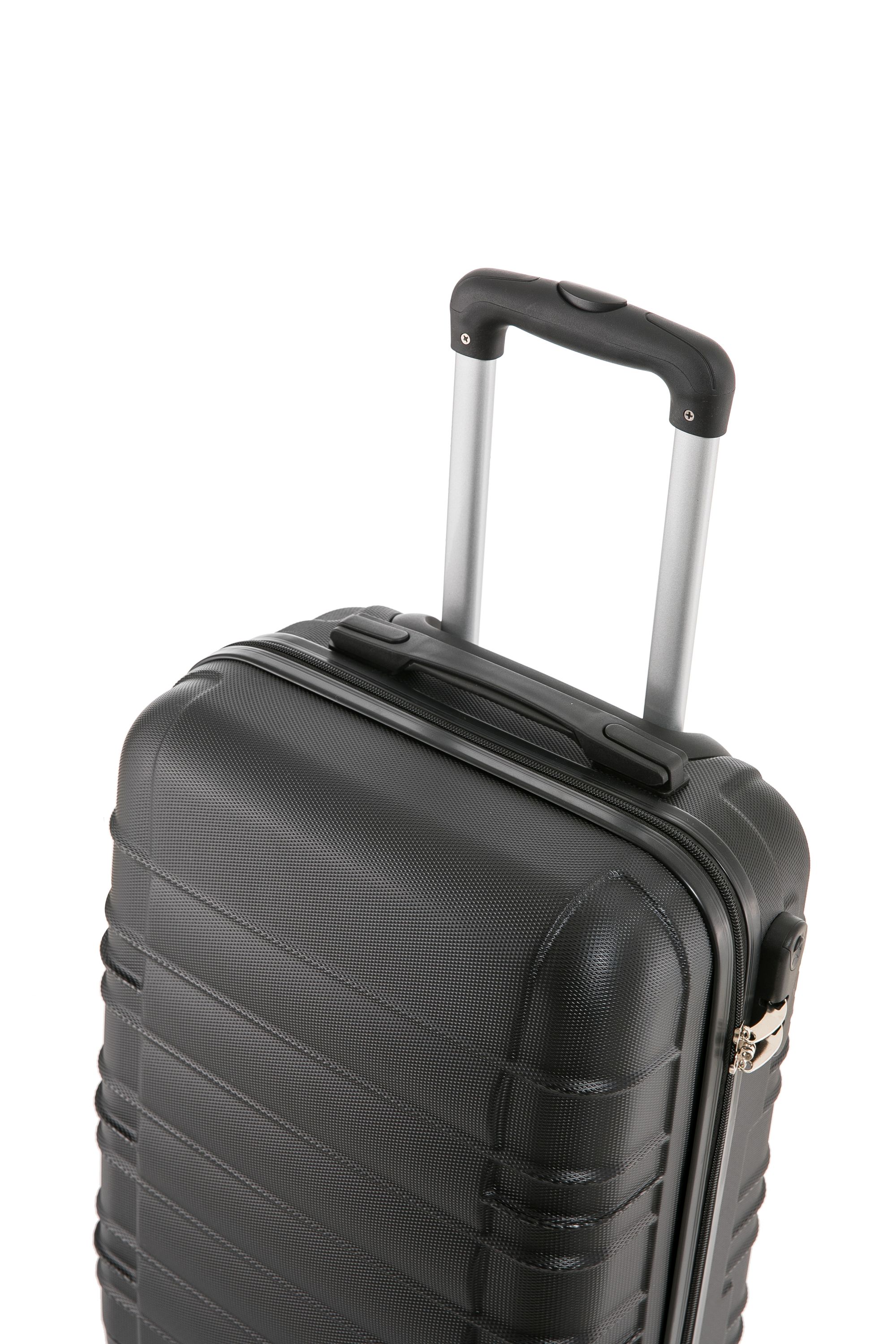 Reisekoffer Hartschalenkoffer AVA 3er Set schwarz