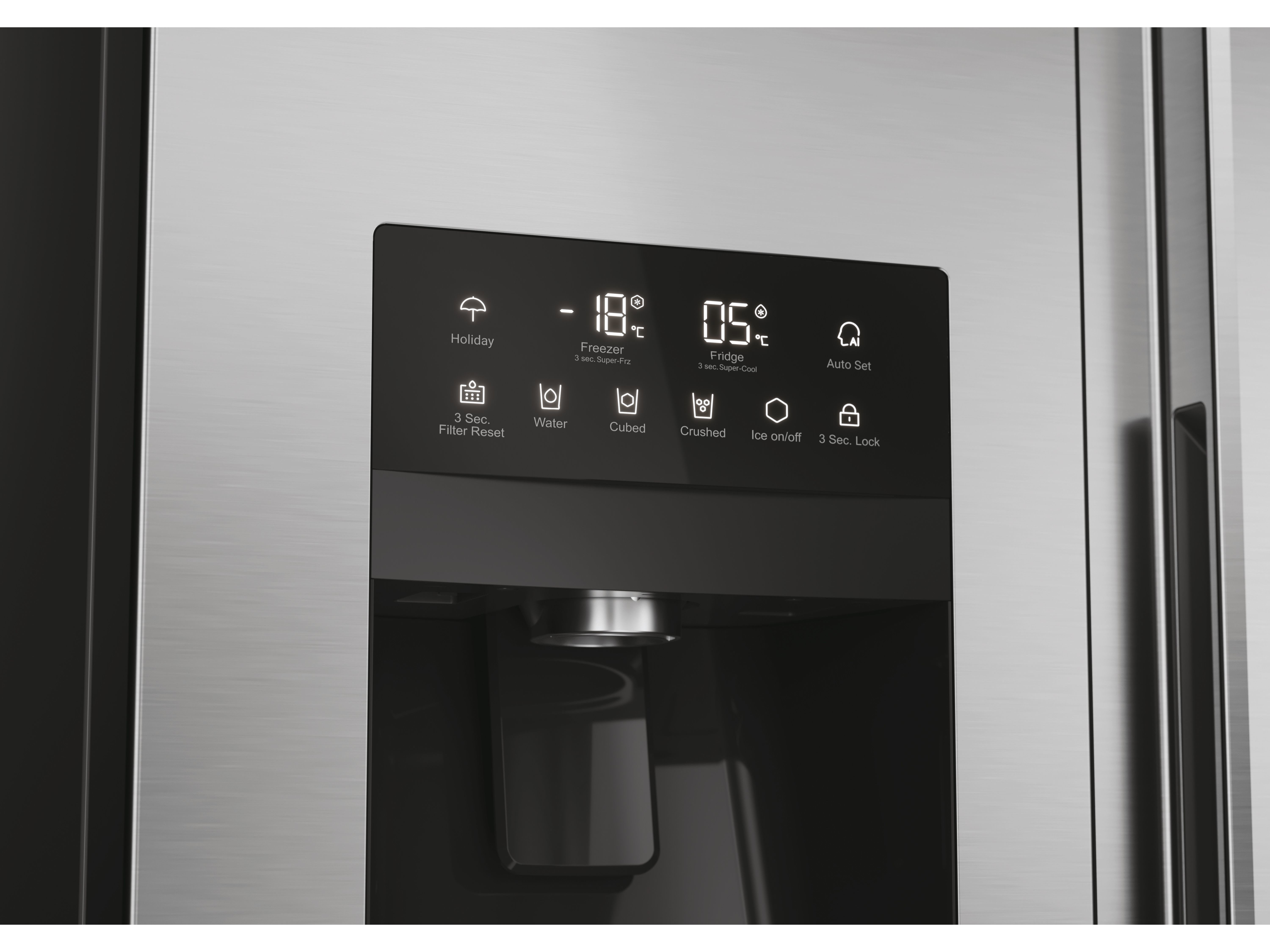 FRIGORIFICO AMERICANO COM DISPENSADOR HAIER HSR5918DIMP D INOX 511L