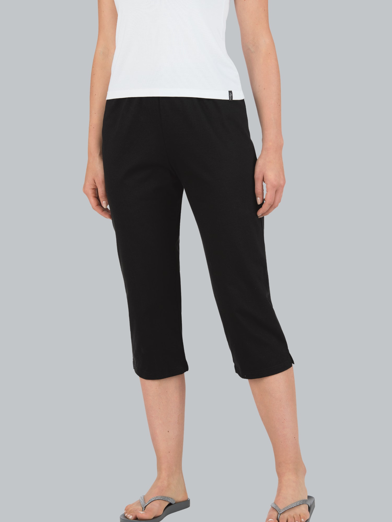 Caprihose Schwarz