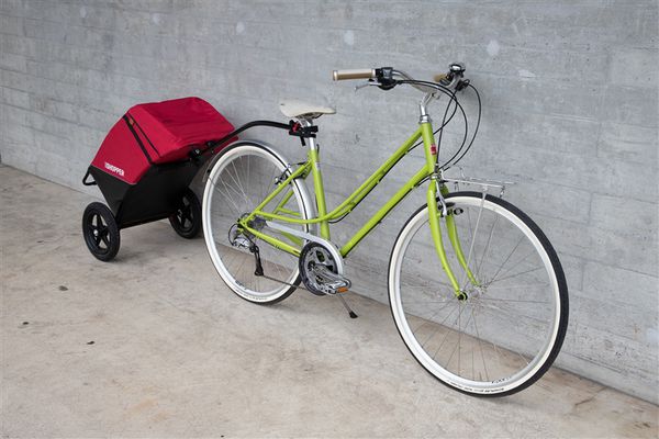 VELOSHOPPER Einkaufswagen  rot