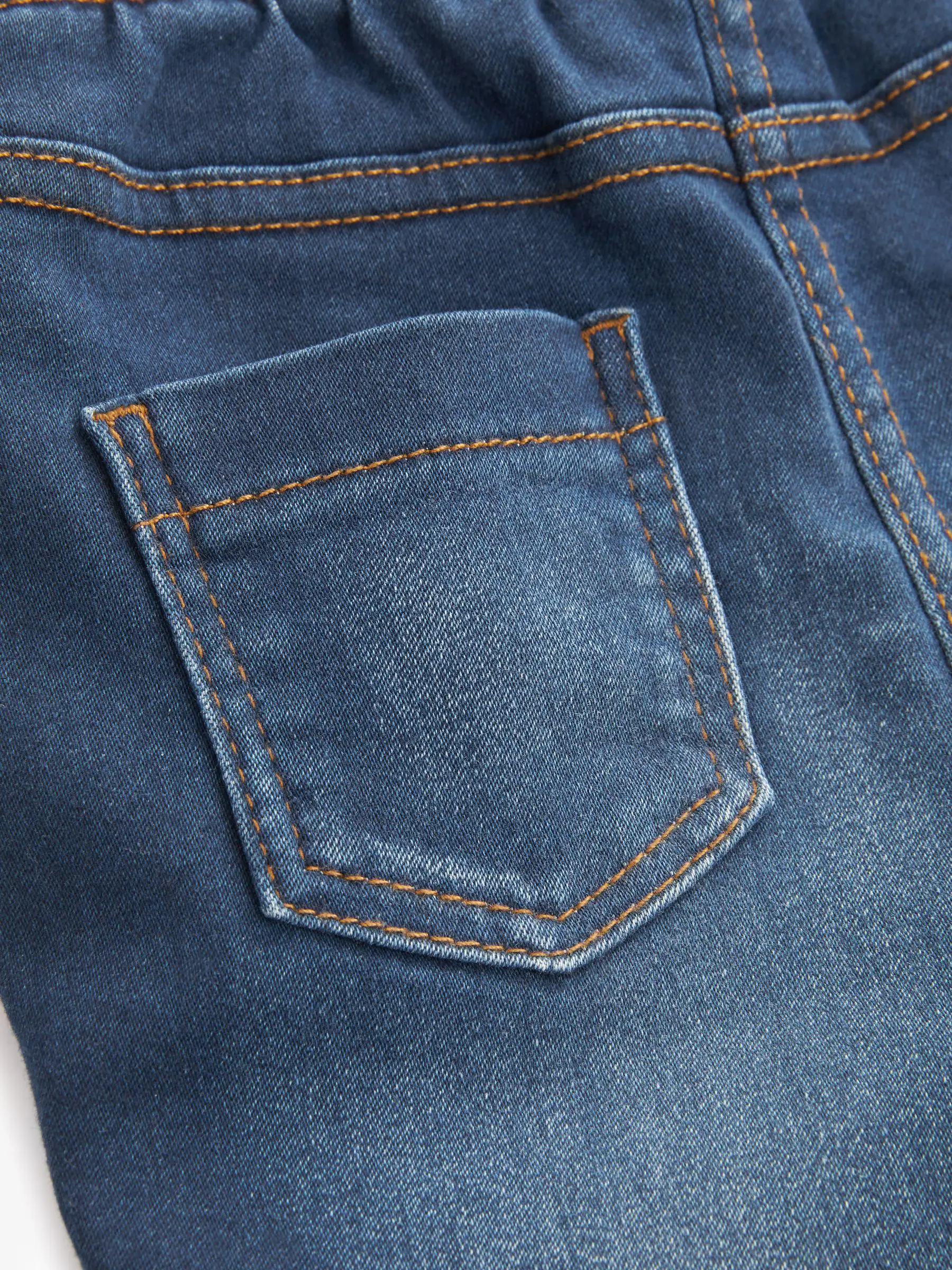 Middenblauw denim - Jegging met elastische taille (3 mnd-7 jr)