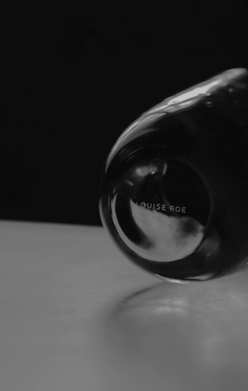 Louise Roe  Crystal vandglas - Smoke
