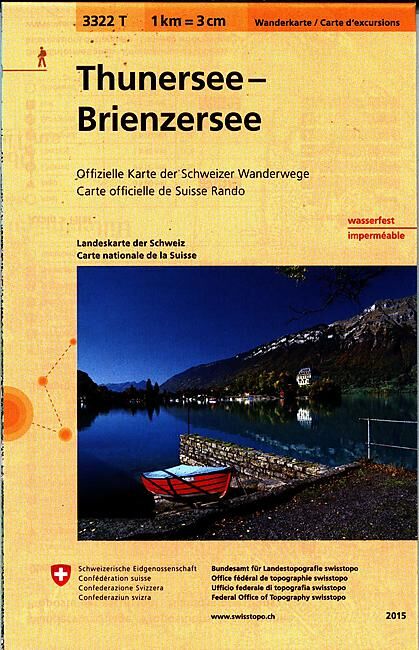 BUNDESAMT - 3322T THUNERSEE BRIENZERSEE