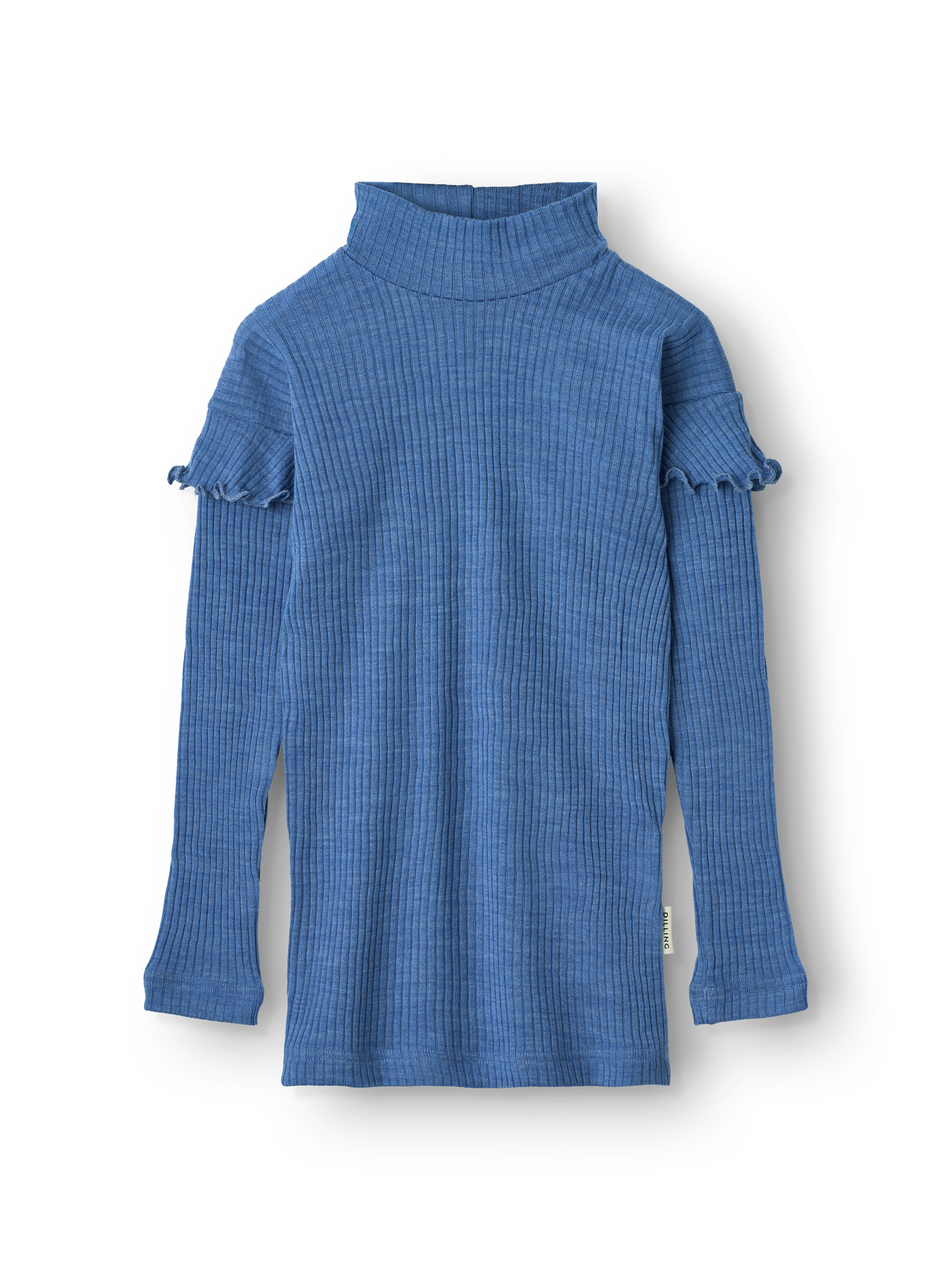 Shirt met hoge hals van merinwol voor kinderen